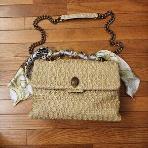 Kurt Geiger London Eagle Head Gold Shoulder Bag